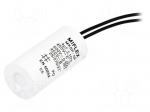 Capacitor: polypropylene | motors, run | 4uF | 450V | &Oslash;25x51mm | &plusmn;10%