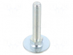 Foot | Base dia: 40mm | M12 | steel | Plunger length: 60mm