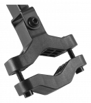 Monitor arm DELTACO OFFICE for pole mounting, 17-32", up to 8kg, tilt, swivel, rotate, black / ARM-0304