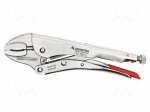 Pliers | locking | Pliers len: 250mm | Grip capac: 8&divide;40mm