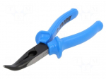 Pliers | curved,half-rounded nose | 170mm | 512/4G