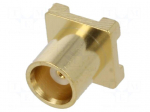 Connector: MCX | socket | female | straight | soldering | gold-plated