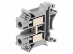 Splice terminal: rail | 800V | screw terminal | grey | polyamide
