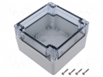 Enclosure: multipurpose | X: 120mm | Y: 120mm | Z: 75mm | ZP | ABS | IP67