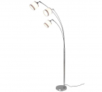 Trio Davos stāvlampa 3-pc E14 chrome/white  R41553006 4017807574296