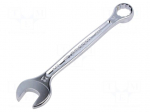 Wrench: combination spanner | double-sided | 21mm | L: 233mm | satin