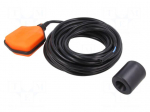 Sensor: liquid level | cables | 10m