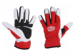 Protective gloves | Size: S | leather,spandex