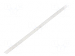 Cover for LED profiles | satin | 1m | LIGER-16 | push-in | SILER