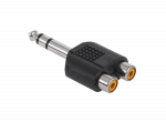 &Uuml;hendused // Different Audio, Video, Data connection plug and sockets // Złącze Jack 6.3 ST.-2xGN.RCA