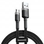 Cable USB A - micro USB 3m QC3.0 Cafule grey+black BASEUS