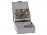Drill set | for metal | high speed steel cobalt HSS-Co | 6&divide;10mm