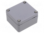 Enclosure: multipurpose | X: 58mm | Y: 64mm | Z: 34mm | AL | aluminium