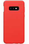 Back panel cover Evelatus Samsung Galaxy S10e Nano Silicone Case Soft Touch TPU Red