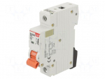 Circuit breaker | 230/400VAC | Inom: 25A | Poles: 1 | Charact: B | 6kA