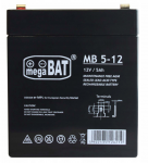 MegaBat MB 5-12 Battery for UPS