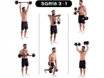HMS SGR18 PRO SET 3-in-1 41kg adjustable barbell set