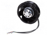 Fan: EC | radial | 230VAC | &Oslash;190x88.9mm | 650m3/h | ball | 4350rpm | IP54