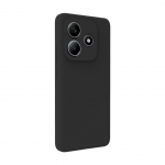 Back panel cover Evelatus Xiaomi Poco X6 Pro Premium Soft Touch Silicone Case Black