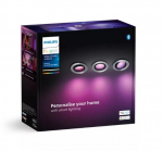 Philips Hue Centura Hue iebūvējams gaismeklis R. alumīnija 3x5.7W 929003809301 8720169318854