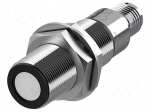 Sensor: ultrasonic | Range: 1.3m | Usup: 12&divide;30VDC | Housing: M18 | 100mA