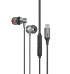 Promate Silken-C Ergonomic Stereo In-Ear Wired Earphones USB-C / 1.2m