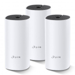 Routers TP-Link  Whole Home Mesh WiFi System Deco M4 (3-Pack) 802.11ac, 300+867 Mbit/s, 10/100/1000 Mbit/s, Ethernet LAN (RJ-45) ports 2, Mesh Support Yes, MU-MiMO Yes, Antenna type 2xInternal
