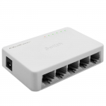 Qoltec Network SWITCH | 5 x RJ45 port | 1000Mbps | Fast Ethernet | LAN