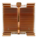 Universal extruded heatsink ribbed | aluminium copper + copper plate