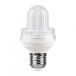 LED flashing strobe bulb E27, 1.2W, 6000K