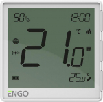 Smart Thermostat EOne ZigBee Li-Ion battery, White