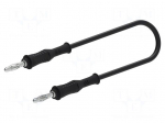 Test lead | 60VDC | 30VAC | 12A | probe tip,banana plug 4mm | Len: 1m