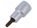 Socket: Torx&reg;-bit | TX30 | 1/2" | Chrom-vanadium steel | ITX 19 | 55mm