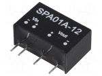 Converter: DC/DC | 1W | Uin: 9&divide;18V | 12VDC | Iout: 8&divide;83mA | SIP6 | 3g | OUT: 1