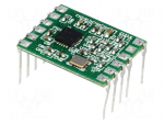 Module: RF | 434MHz | SPI | -110dBm | 1.8&divide;3.6VDC | 10dBm | Mounting: THT