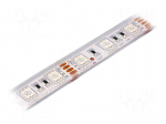 LED tape | RGB | 5050 | 12V | LED/m: 60 | W: 14mm | 120&deg; | IP68 | 14.4W/m