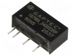 Converter: DC/DC | 1W | Uin: 18&divide;36VDC | Uout: 5VDC | Iout: 200mA | SIP7