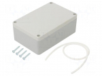 Enclosure: multipurpose | X: 70mm | Y: 105mm | Z: 40mm | ABS | light grey