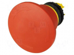 Switch: emergency stop | Stabl.pos: 2 | 22mm | red | Illumin: none | IP66