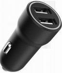 Car charger Gembird 2-port USB Car Charger Black