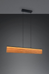 Trio Kalea LED piekarama lampa wood brushed steel 355510130 4017807661422