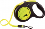 FLEXI New Neon M - retractable leash - 5 m