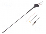 Antenna | 0.41m | AM,DAB,FM | with amplifier | 5m | 12VDC | 10dB