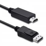Qoltec DisplayPort v1.2 male | HDMI male | 5K | 3m