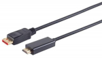 Cable Brackton DisplayPort v1.4 - HDMI v2.0 4K 60Hz 3m