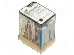 Relay: electromagnetic | 4PDT | 60VDC | Icontacts max: 7A | 7A/250VAC