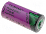 Battery: lithium (LTC) | 3.6V | 2/3AA,2/3R6 | &Oslash;14.7x33.5mm | 1600mAh