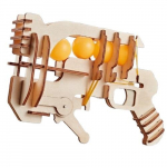 Wooden Assembly Kit Ping Pong Ball Gun