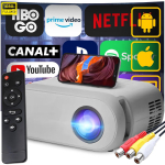 TV, SAT, HDMI, DVI kaablid ja tarvikud // Koaksiaalkaablite pistikud, tarvikud ja t&ouml;&ouml;riistad // Mini projektor rzutnik led przenośny wifi full hd tv hdmi 3000lm lcd+ pilot - er1160