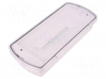 Lamp: LED emergency luminaire | SafeLite | IP65 | white | 2.7W | 60lm